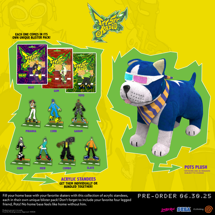 Jet Set Radio Acrylic Standees