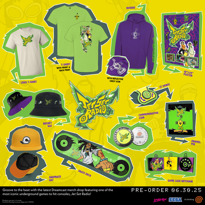 Jet Set Radio Game Case Keychain