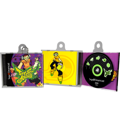 Jet Set Radio Game Case Keychain