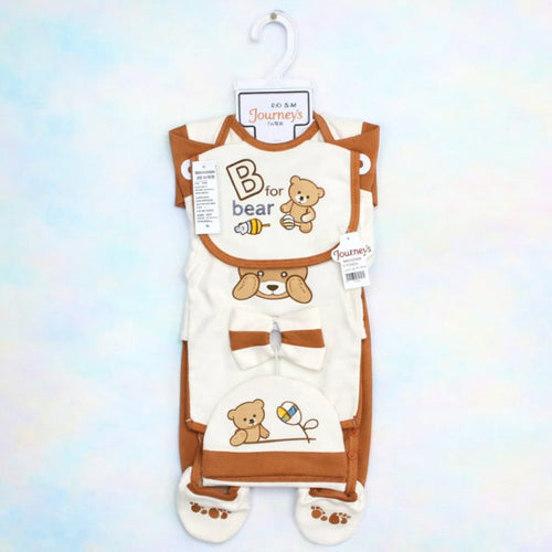 JL - Cotton Interlock - 10 Pieces - For Bear - Starter Set - Rust