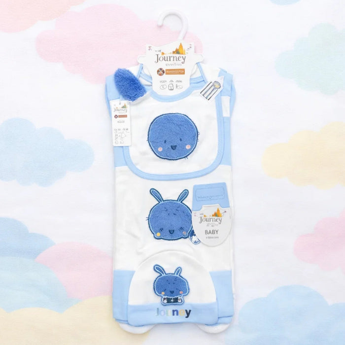 JL - Cotton Interlock - 8 Pieces - Bunny - Starter Set - Blue