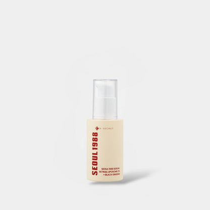K - Secret SEOUL 1988 Serum : Retinal Liposome 2% + Black Ginseng 30ml. سيروم كي سيكريت سيول 1988: ليبوسوم شبكي 2% + جينسنغ أسود - Princess Cosmetics Qatar