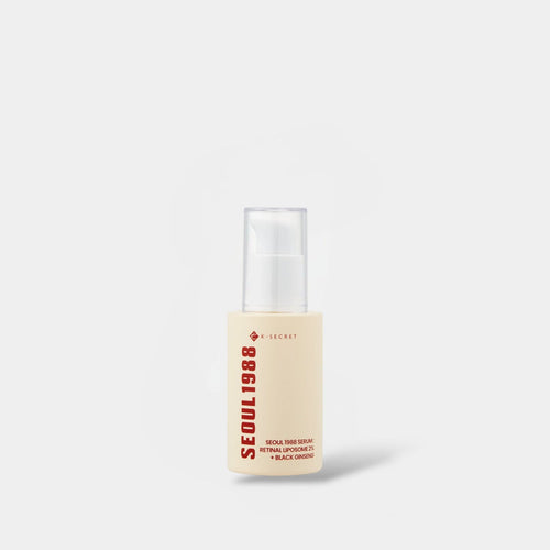 K - Secret SEOUL 1988 Serum : Retinal Liposome 2% + Black Ginseng 30ml. سيروم كي سيكريت سيول 1988: ليبوسوم شبكي 2% + جينسنغ أسود - Princess Cosmetics Qatar