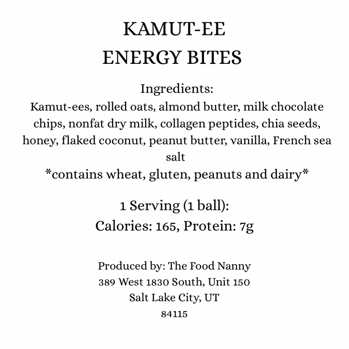 Kamut-ees Energy Bites, 6 count (2-Pack)