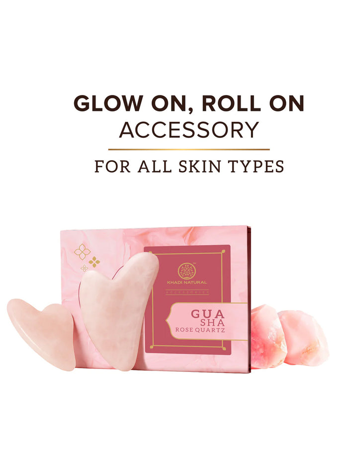 Khadi Natural Gua Sha Rose Quartz