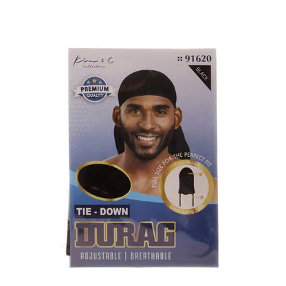 KIM & C Satin Tie-Down Durag - Assorted