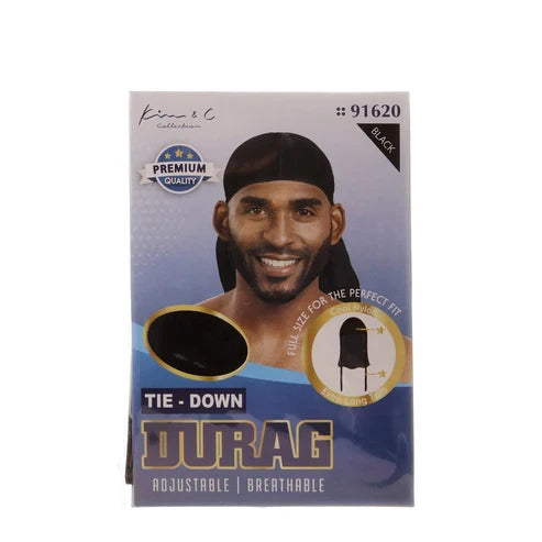 KIM & C Satin Tie-Down Durag - Assorted