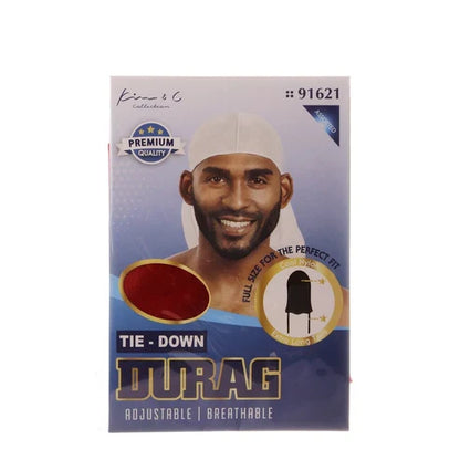 KIM & C Satin Tie-Down Durag - Assorted