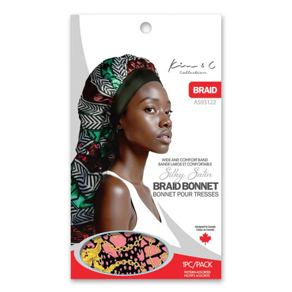 KIM & C Silky Satin Braid Bonnet