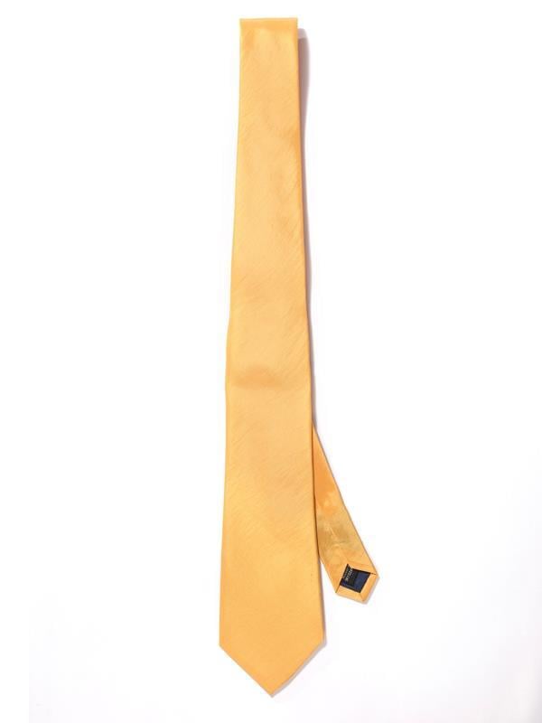 Kingston Plain Medium Gold Microfibre Tie