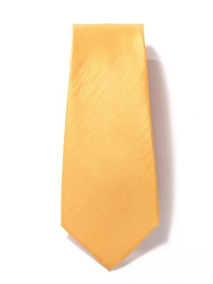 Kingston Plain Medium Gold Microfibre Tie