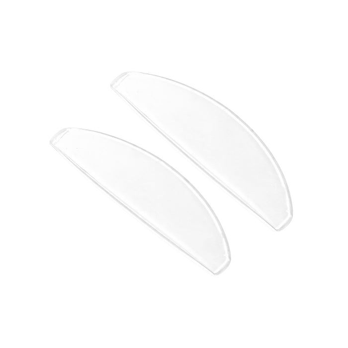 Pair of clear silicone flat Korean lash lift shields