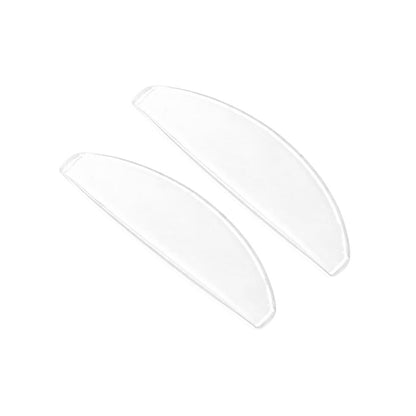 Pair of clear silicone flat Korean lash lift shields