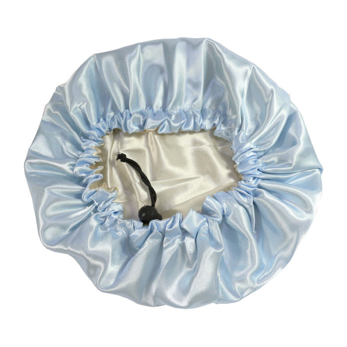 Lady Royal Adjustable Silk Satin Sleep Cap for Toddlers (Double layer fabric）
