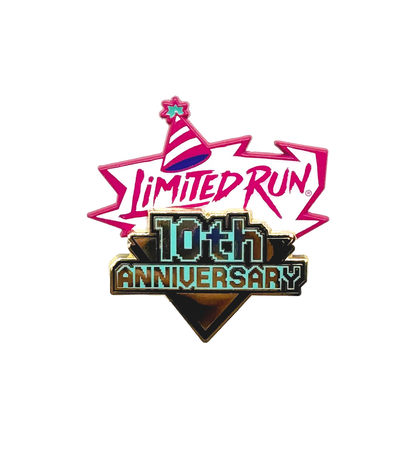 Limited Run 10 Year Anniversary Pin