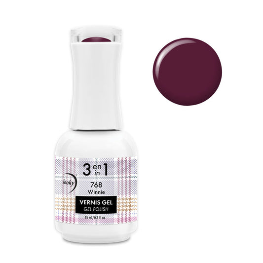 Looky Vernis Gel 3 en 1 #768 Winnie (Collection Automne)