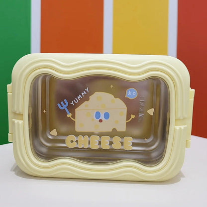 Lunch Box - Cheese - Yellow - China - 6336