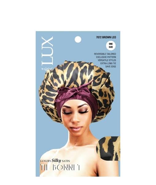 LUX Silky Tie Bonnet - Leo