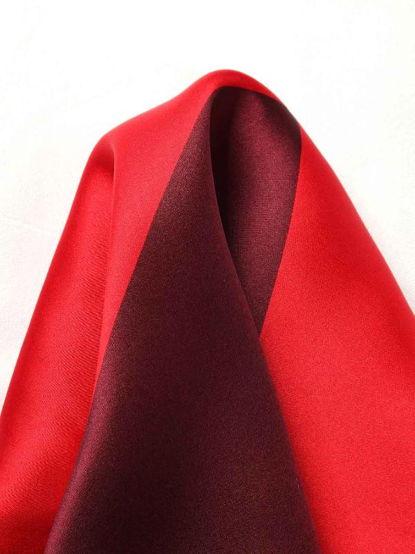 Maroon/ Multi 4-in-1 Silk Pocket Square