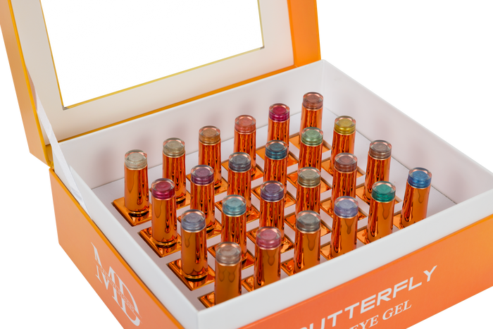 MD 10D Butterfly Cat Eye Gel - 24 colors