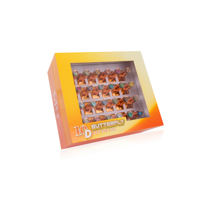 MD 10D Butterfly Cat Eye Gel - 24 colors