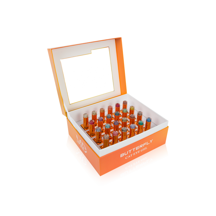 MD 10D Butterfly Cat Eye Gel - 24 colors