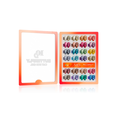 MD 10D Butterfly Cat Eye Gel - 24 colors