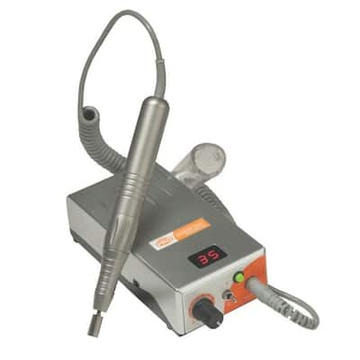 Medicool Pro Power 35K Electric Portable & Rechargeable Manicure Nail Filing Drill System - Silver