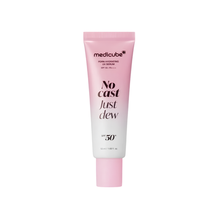 MEDICUBE No Cast Just Dew PDRN Hydrating UV Serum 50 ml - DOKAN