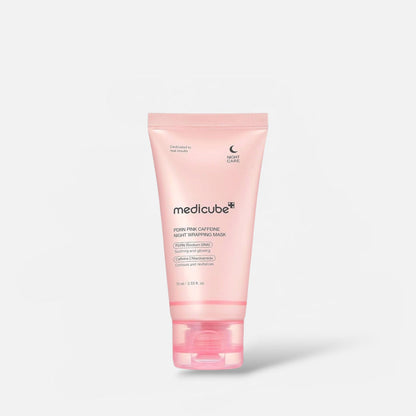 Medicube PDRN Pink Caffeine Night Wrapping Mask 75ml قناع ميديكيوب PDRN الوردي الليلي بالكافيين