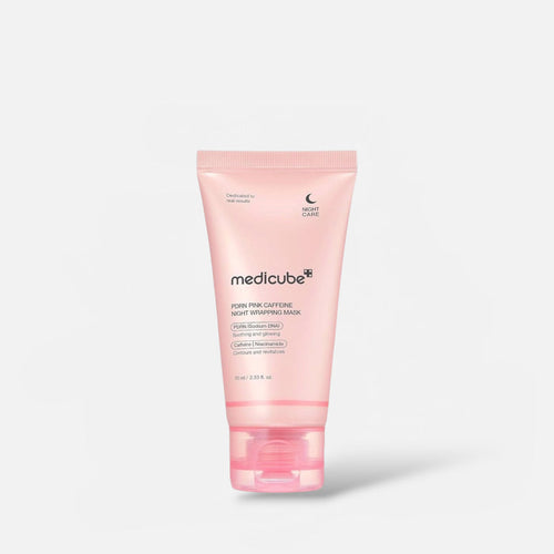 Medicube PDRN Pink Caffeine Night Wrapping Mask 75ml قناع ميديكيوب PDRN الوردي الليلي بالكافيين