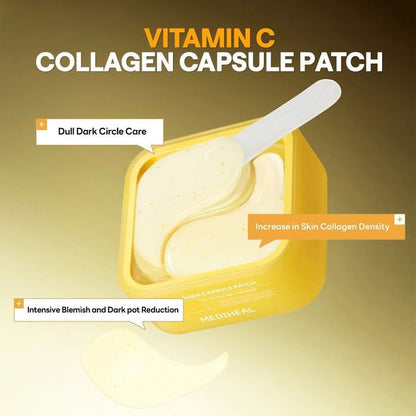 Mediheal Collagen Capsule Patch Vitamin C (60 Patches) كبسولات ميدي هيل الكولاجين وفيتامين سي - Princess Cosmetics Qatar