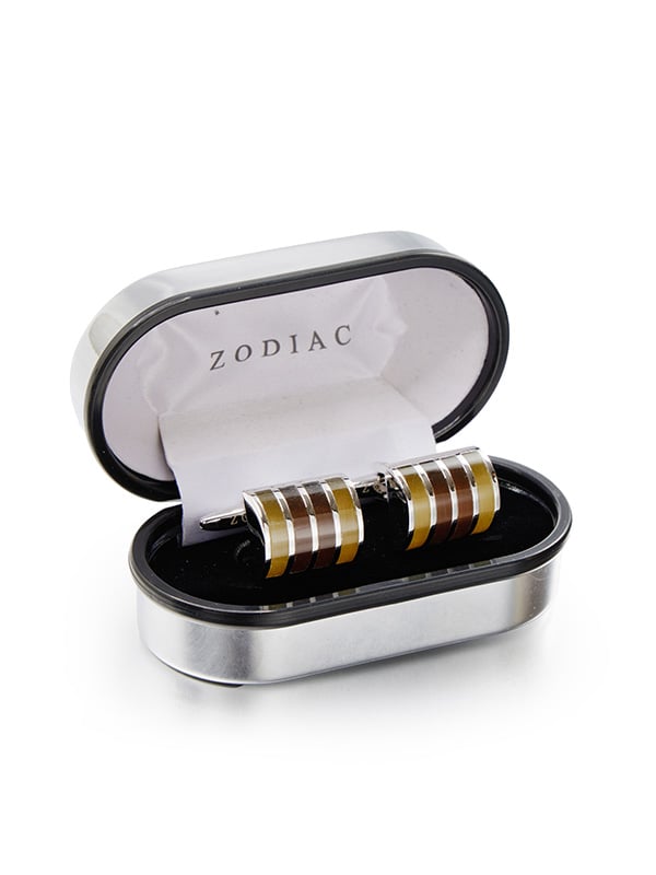 Medium Brown Stone Cufflinks