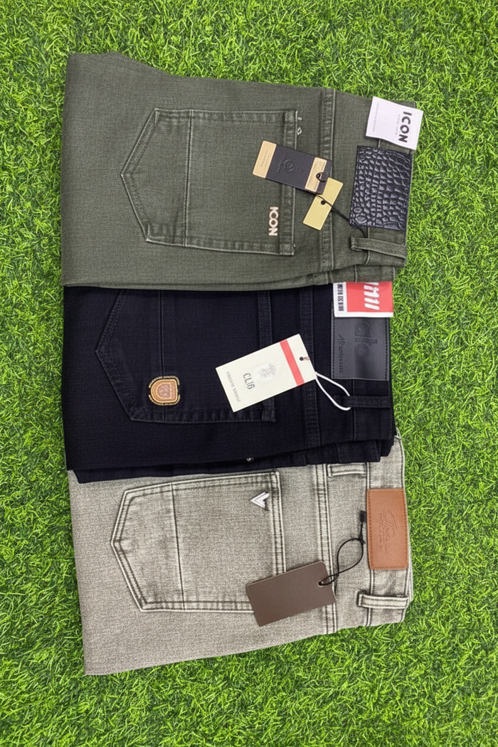 Black Jeans with Badge - Full Length