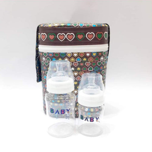 Mini-Hearts Feeder Cover With Bottles