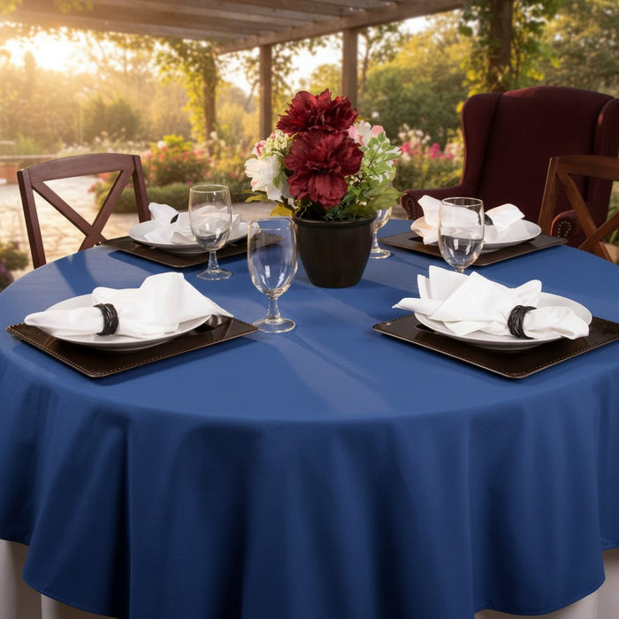 Round Table Cloth / Royal Blue / 64" 6 PK