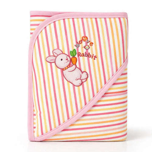 Montaly's - Hooded Cotton Wrap - Pink - Lining - Thailand
