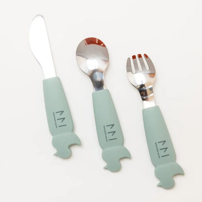 Montessori Mates Soft Grip Toddler Cutlery Set