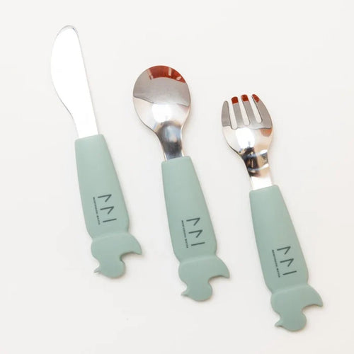 Montessori Mates Soft Grip Toddler Cutlery Set