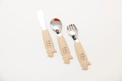 Montessori Mates Soft Grip Toddler Cutlery Set