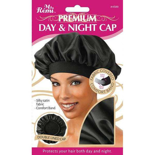 Ms. Remi Premium Deluxe Day And Night Cap, 1 Count, Black