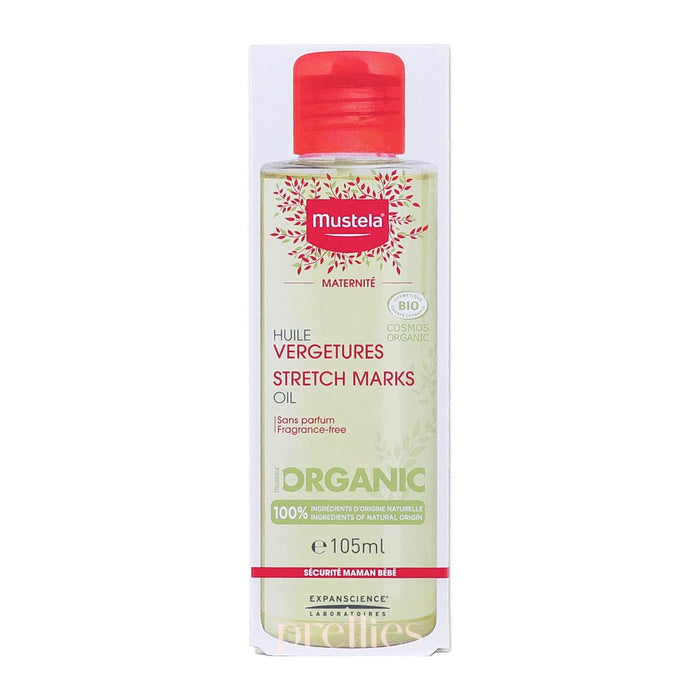 Mustela Maternity Organic Stretch Marks Oil Fragrance-Free 105ml