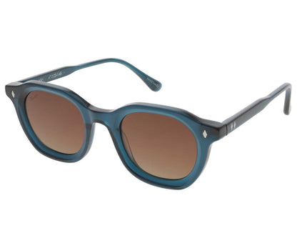 Tres Noir - Nash - Teal w/ Brown Lens - Angled