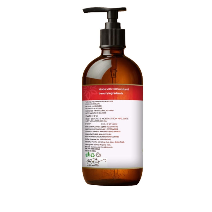 Natuur Exfoliating Body Wash Pink Grapefruit & Mandarin Orange 500 ml