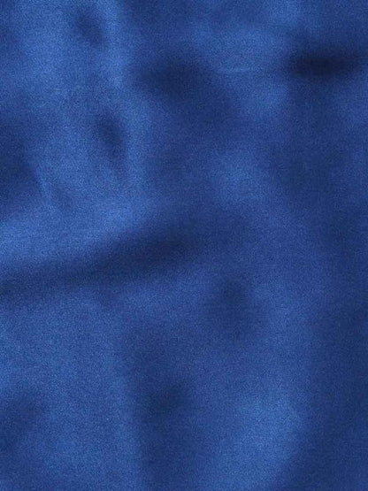 Navy/ Navy Solid Silk Pocket Square