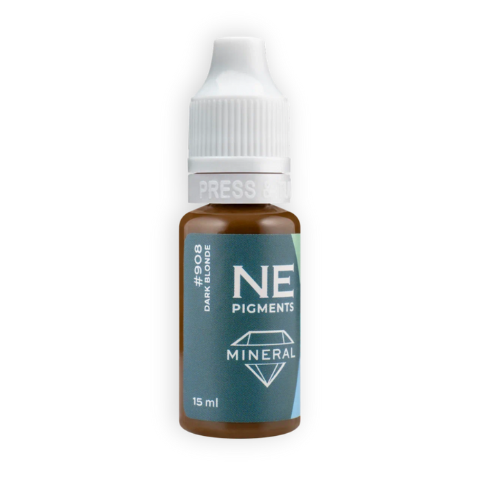 NE Pigments #908 Dark Blonde Inorganic (Mineral) 15ml Supreme Permanent