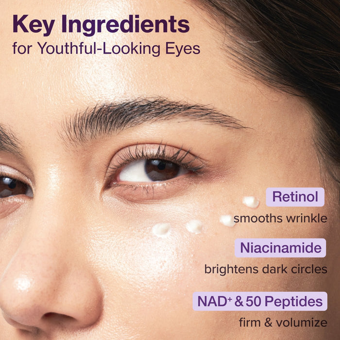 Numbuzin No.9 NAD Retinol Volumetox Eye Cream 10ml كريم العين نومبوزين رقم 9 NAD ريتينول فوليومتوكس - Princess Cosmetics Qatar