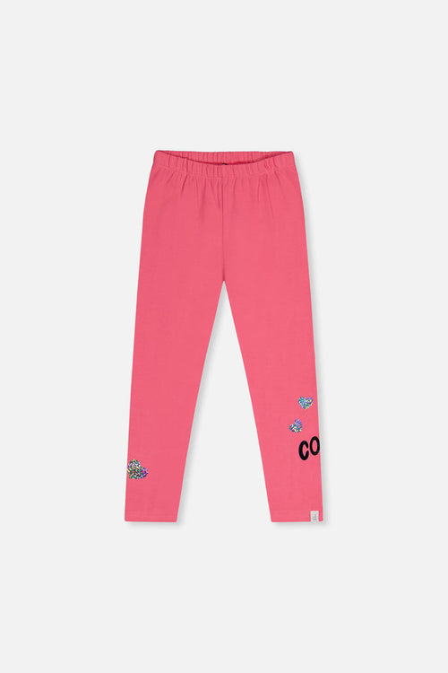 Organic Cotton Leggings Pink-0