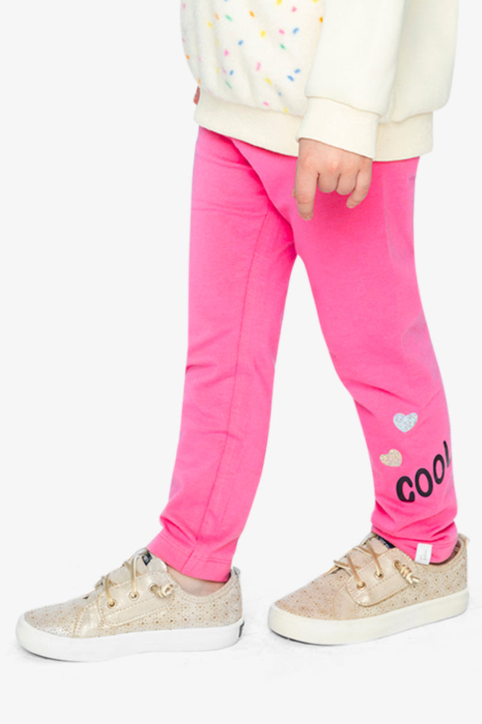 Organic Cotton Leggings Pink-4