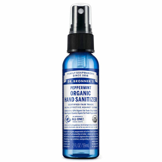 Organic Hand Sanitiser - Peppermint